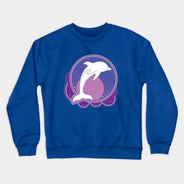 Dolphin Crewneck Sweatshirt by jondenby